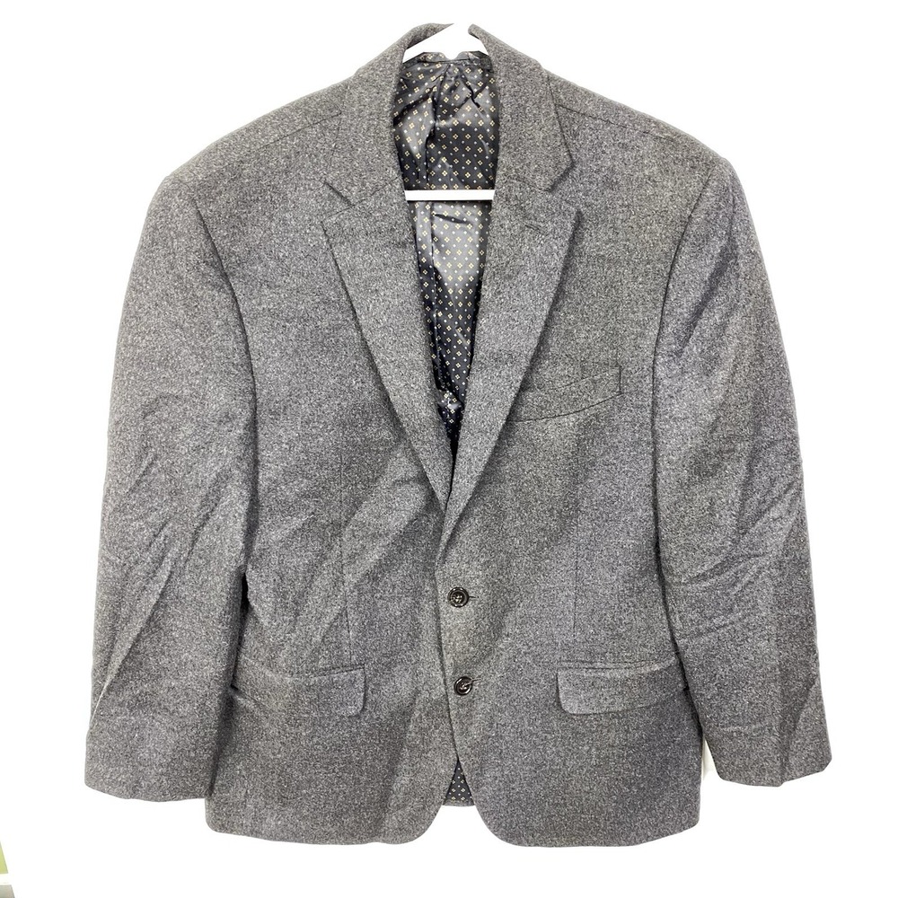 Ralph Lauren Black Label Mens Jordan Wool/silk Solid gray Sportcoat Blazer 40R - Picture 1 of 7